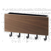 (Direct mail from Japan) Yamazaki Industrial Magnetic Fixed Key Hook RIN Brown Black 2729