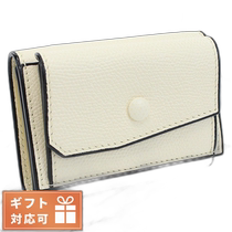 Japan direct mail VALEXTRA tri-fold wallet coin purse womens brand Italian V8L26 white wallet