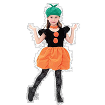 partycity cosplay pumpkin doll childrens clothing 140 cm