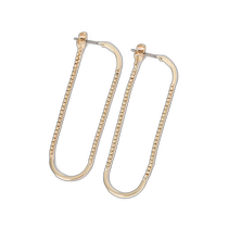 Japanese direct mail niko and womens metal chain earrings 108834