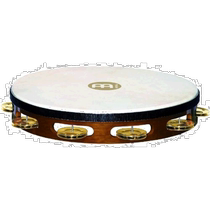 (Japanese straight mail) MEINL Percussion traditional wooden hand drum bell drum gold silk wood brass bell