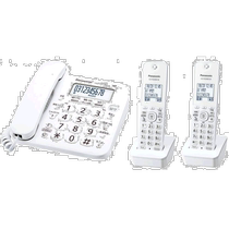 (Direct mail from Japan) Panasonic RU・RU・RU Cordless Phone 2 Strap Machines White