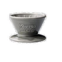 (Publipostage direct du Japon) Japon KINTO café infusé à la main tasse de vidange en céramique 2 tasses gris 27630