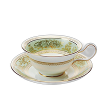 (Direct mail from Japan) WEDGWOOD Columbia series bone china coffee cup and saucer hand-painted cup