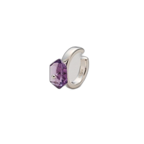 Japanese direct mail Japanese trend agete Akado silver amethyst ear clip