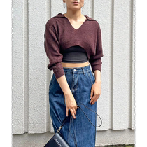 (Direct mail from Japan) jewelobe womens knitted sweater brown sweater