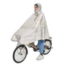 Japan direct mail Wpc Umbrella womens Nordic style bicycle poncho easy to put on and take off design waterproof