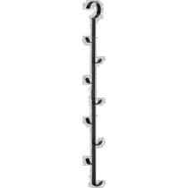 (Direct mail from Japan) Yamazaki Yamazaki Storage Room Clothes Hanger Black Simple and Usable Convenient Steel Frame Structure