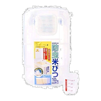 (Direct mail from Japan) skater rice cylinder sealed insect-proof rice box 10kg transparent with measuring cup