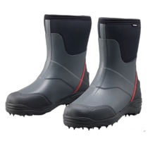Japan Direct Mail Shimano Footwear Warm Short Boots Spike L Charcoal FB-037W Shimano