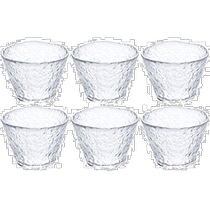 (Direct mail from Japan) ADERIA Tsugaru glass first snow 180ml 6 pieces made in Japan F-77655