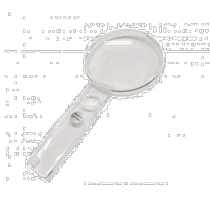 Eschenbach handheld crystal magnifying glass 2x made in Germany 2612-80B optical