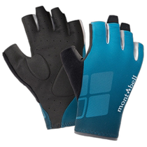 Nichichao running errands Montbell Mens and womens printed cycling fingerless gloves XS BLSA 113057