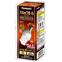 (Direct mail from Japan) Panasonic spiral light bulb D10 shape 40 type interface diameter 17mm warm color light