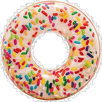 (Direct mail from Japan) Intex personalized beach lifebuoy donut thickened water floating inflatable 56263NP