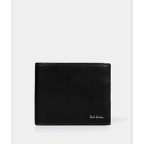 Japan direct mail Paul Smith mens leather bi-fold wallet 883905 P525 unique material depth