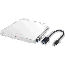 (Direct Mail from Japan) BUFFALO Portable External Optical Drive Box Blu-ray Thin BDXL White