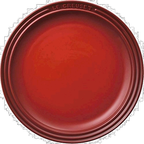 (Direct mail from Japan) LeCreuset Cool Color Disc 19cm Heat and Cold Resistant Microwave Oven Suitable Cherry