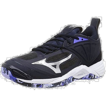 (Direct mail from Japan) Mizuno Mizuno volleyball shoes WaveMomentum2 dark blue x silver x purple 28 0cm