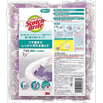 (Direct mail from Japan) 3M disposable toilet brush containing baking soda brush handle detergent sponge head 18 pieces