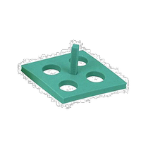 (Direct mail from Japan) As One PE Soup Bath Floating Rack for 50ml Green 5 pieces 3-8572