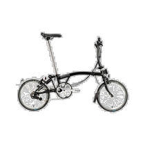 Japan Direct mail BROMPTON Small Bu C Line Explore Low S6R with shelf folding bike