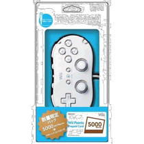 (Direct mail from Japan) nintendo Nintendo Wii game controller comes with 5000 points gift card