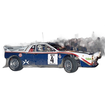 (Direct mail from Japan) HASEGAWA Lancia 1985 ERC Costa Brava Rally model