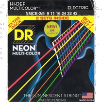 (Japan Direct mail) DR Electric Guitar Strings 2 Suit Neon Negeon PLated Color 009-042 NMCE-2