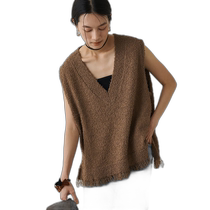 Japanese direct mail Loungedress womens casual style knitted vest LDZ1042105A0001
