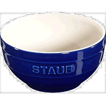 (Direct mail from Japan) Staub enamel cereal bowl 12cm ceramic bowl blue 40510-795
