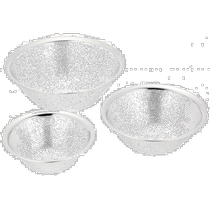(Direct mail from Japan) Bowl type strainer 3-piece set (16 19 23cm) stainless steel made by Yanagi Sori