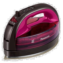 (Direct mail from Japan) Panasonic Cordless Steam W-head Iron Brown Pink NI-WL507-P
