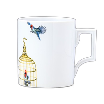 Japan direct mail Meissen mug series birdcage mug multi-color 310ml Meissen 79A42