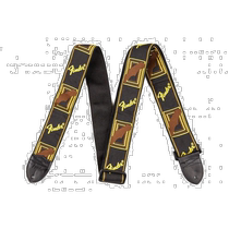 (Direct mail from Japan) Fender fender strap fender® 2-letter combination strap black yellow brown