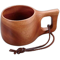 (Direct Mail from Japan) Deer Brand Wooden Tableware Wooden Cup Dinner Cup 300ml Wooden Bracelet UP-2653