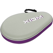 Japan direct mail XIOM Exion Obre hard all-inclusive gray x purple table tennis bag 91015