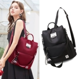 Водонепроницаемый рюкзак, универсальная вместительная и большая сумка через плечо для отдыха, анти-кража, ткань оксфорд, 2021 года, в корейском стиле