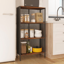 Simple Landing Bookshelf Living Room Solid Wood Multilayer Shelve Childrens Bedroom Containing Shelf Home Small Net Red Bookcase