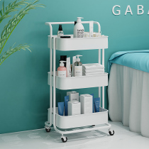  Kitchen trolley shelf Mobile home bathroom storage baby snacks Bedroom bedside living room storage rack