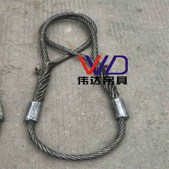 Oily hand-knitted head plus machine pressing does not tie the hands of wolf mountain wire rope trailer rope lifting pull rope traction rope