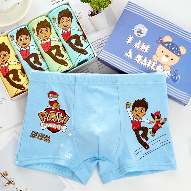 NEW4-pack children's underwear Modal boy boy boxers Mid-small children's summer thin section baby dinosaur shorts