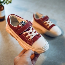 Girls shoes Single shoes casual shoes Spring and autumn new Korean version of childrens baby casual board shoes Boys shoes