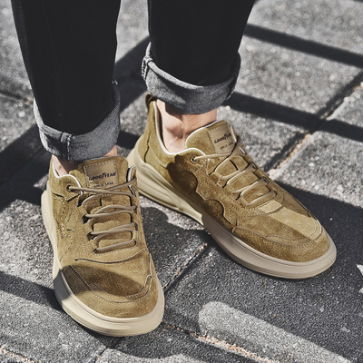 【固特异】秋冬季男士真皮休闲鞋潮流百搭