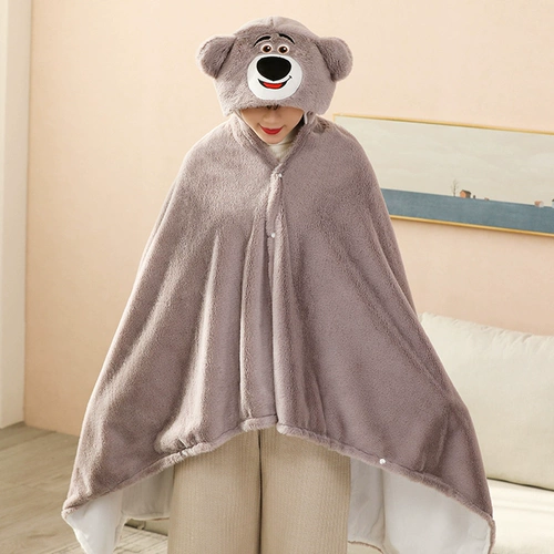 Подушка для сна, демисезонное одеяло для школьников, детский плащ