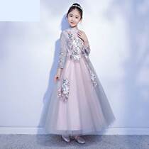 Girls dinner dress noble children walking out super fairy girl girl baby princess dress child