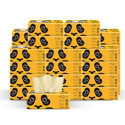 山丘32包抽纸纸巾餐厅面巾纸抽纸家用卫生纸实惠装整箱特价餐巾纸