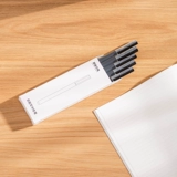 Ручка-роллер для офиса для школьников, черные вместительные и большые шариковые цветные карандаши, прочная ручка на водной основе, шариковая ручка, 0.5мм