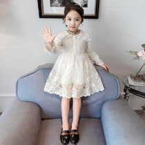 Italy Bambet girls dress spring and Autumn 2021 new childrens skirt childrens clothing long-sleeved girl princess skirt