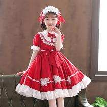 Italian girls summer dress lolita princess dress summer puff dress student lolita lolita skirt